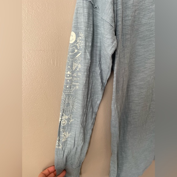 NATURAL LIFE Oversized Cotton Doodle Tee - Picture 4 of 7